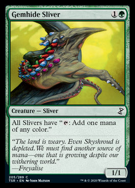 Gemhide Sliver [Time Spiral Remastered] | Jomio and Rueliete's Cards and Comics