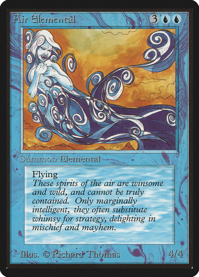 Air Elemental [Beta Edition] | Jomio and Rueliete's Cards and Comics