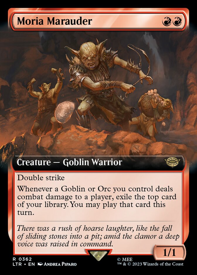 Moria Marauder (Extended Art) [The Lord of the Rings: Tales of Middle-Earth] | Jomio and Rueliete's Cards and Comics