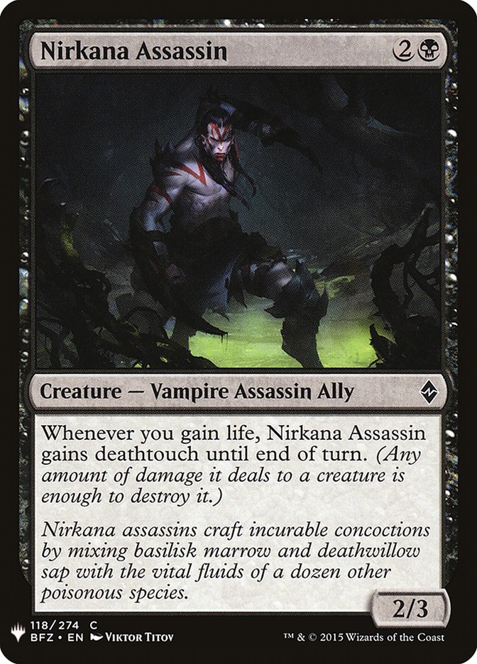 Nirkana Assassin [Mystery Booster] | Jomio and Rueliete's Cards and Comics