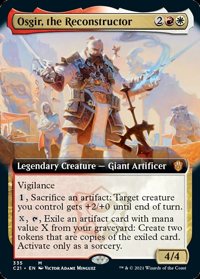 Osgir, the Reconstructor (Extended Art) [Commander 2021] | Jomio and Rueliete's Cards and Comics