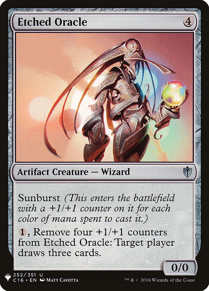 Etched Oracle [Mystery Booster] | Jomio and Rueliete's Cards and Comics