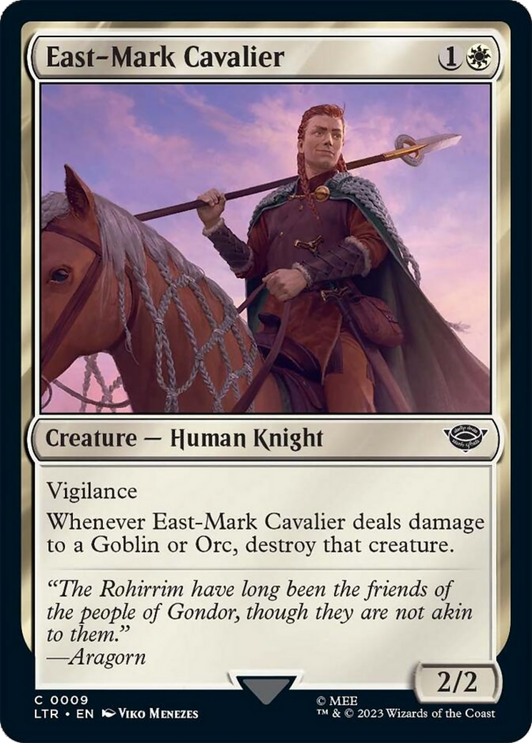 East-Mark Cavalier [The Lord of the Rings: Tales of Middle-Earth] | Jomio and Rueliete's Cards and Comics