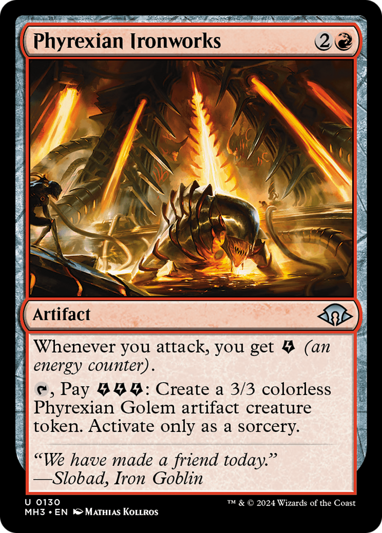 Phyrexian Ironworks [Modern Horizons 3] | Jomio and Rueliete's Cards and Comics