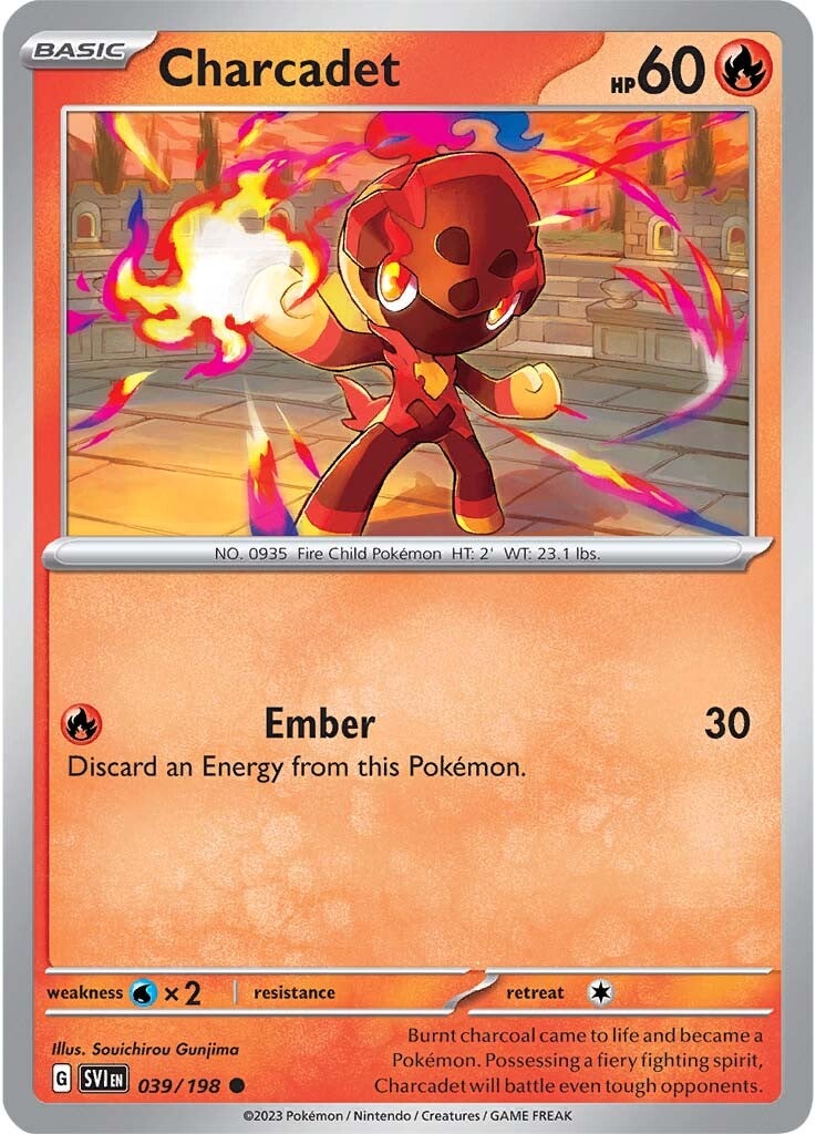 Charcadet (039/198) [Scarlet & Violet: Base Set] | Jomio and Rueliete's Cards and Comics