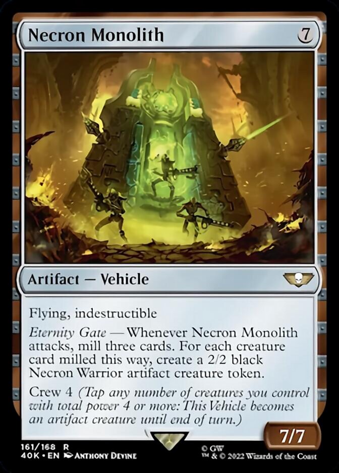 Necron Monolith [Warhammer 40,000] | Jomio and Rueliete's Cards and Comics