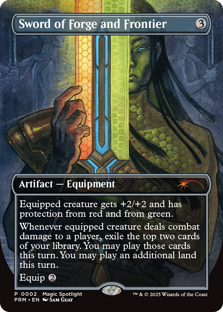 Sword of Forge and Frontier (Borderless) [Spotlight Series] | Jomio and Rueliete's Cards and Comics
