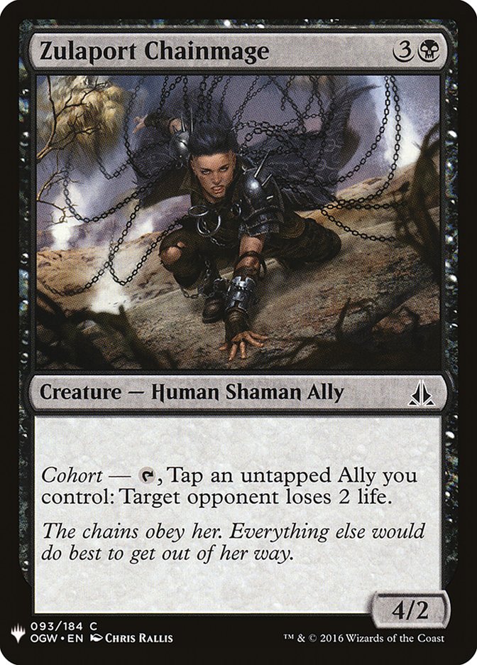 Zulaport Chainmage [Mystery Booster] | Jomio and Rueliete's Cards and Comics
