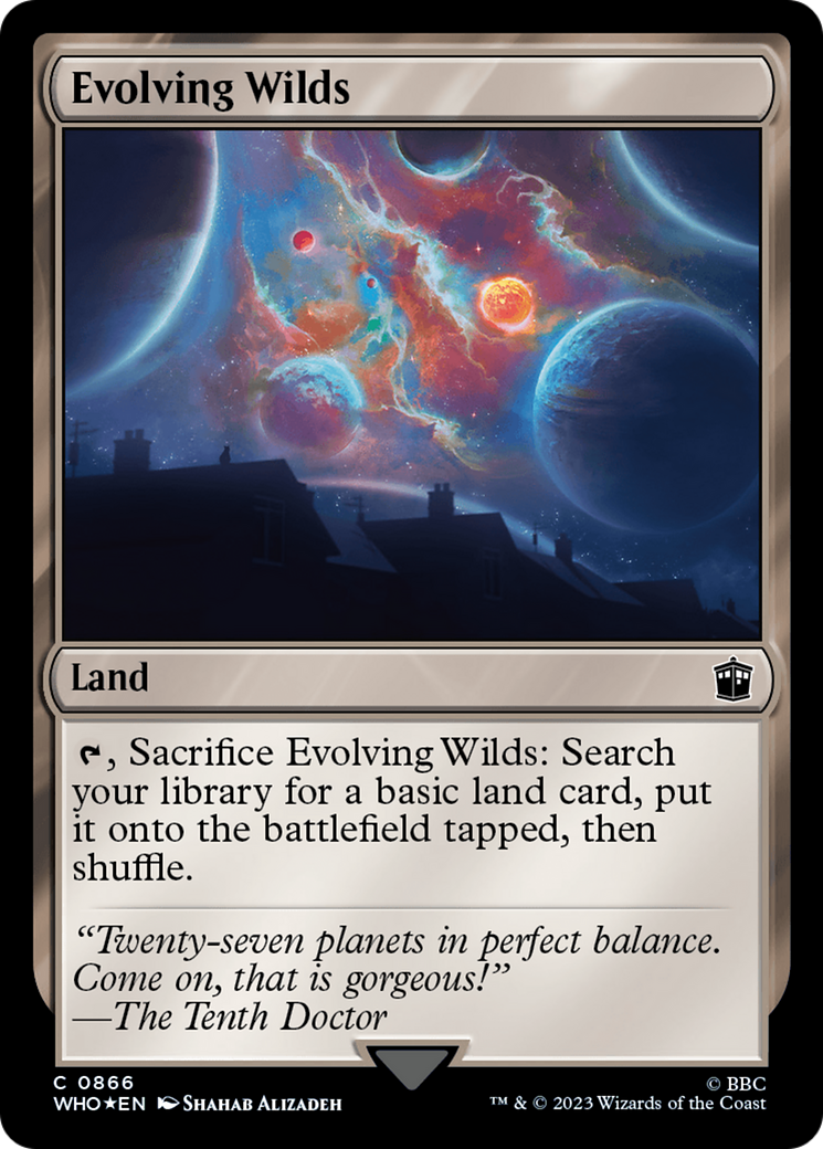 Evolving Wilds (Surge Foil) [Doctor Who] | Jomio and Rueliete's Cards and Comics