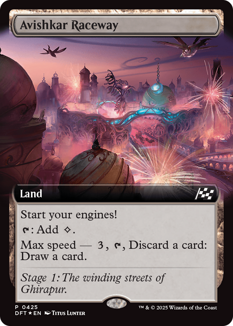 Avishkar Raceway (Extended Art) [Aetherdrift] | Jomio and Rueliete's Cards and Comics