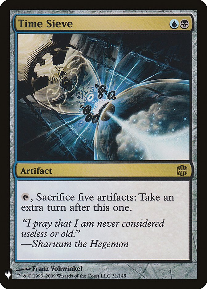 Time Sieve [Mystery Booster] | Jomio and Rueliete's Cards and Comics