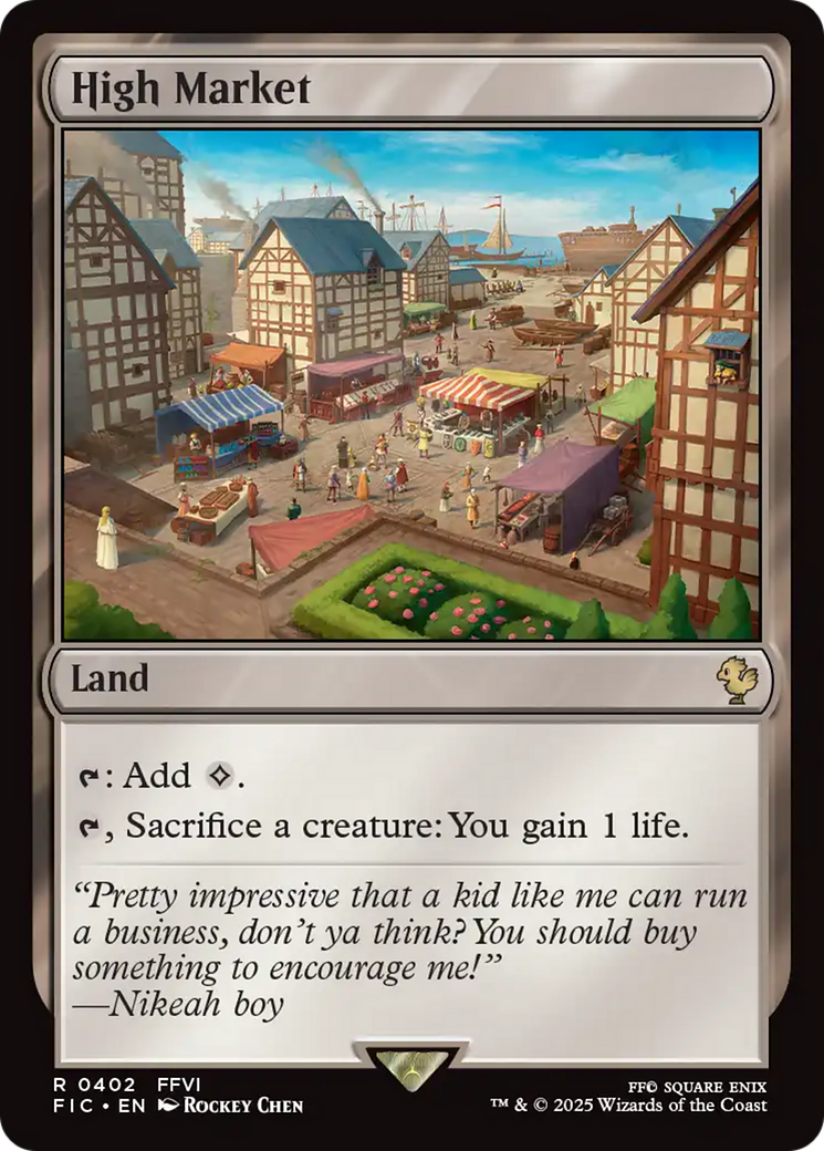High Market [FINAL FANTASY Commander] | Jomio and Rueliete's Cards and Comics