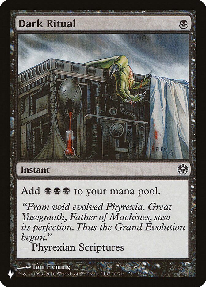 Dark Ritual [The List] | Jomio and Rueliete's Cards and Comics