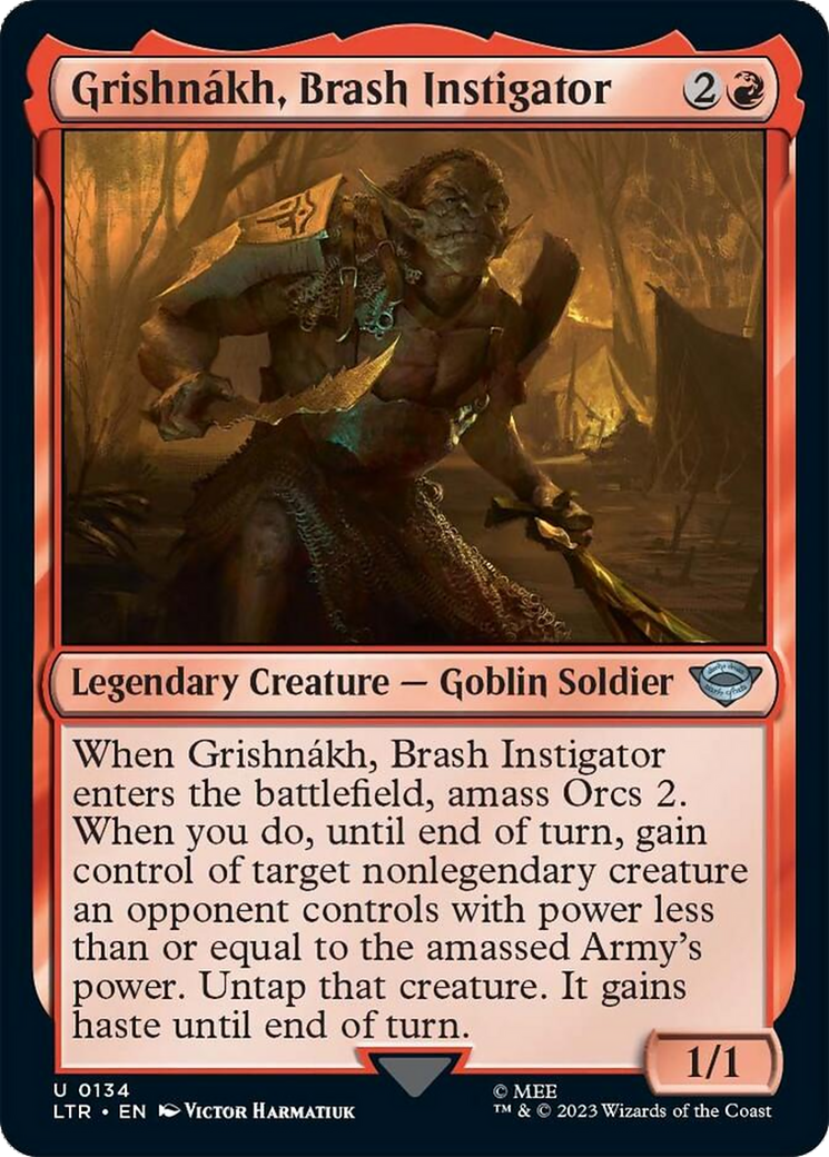 Grishnakh, Brash Instigator [The Lord of the Rings: Tales of Middle-Earth] | Jomio and Rueliete's Cards and Comics