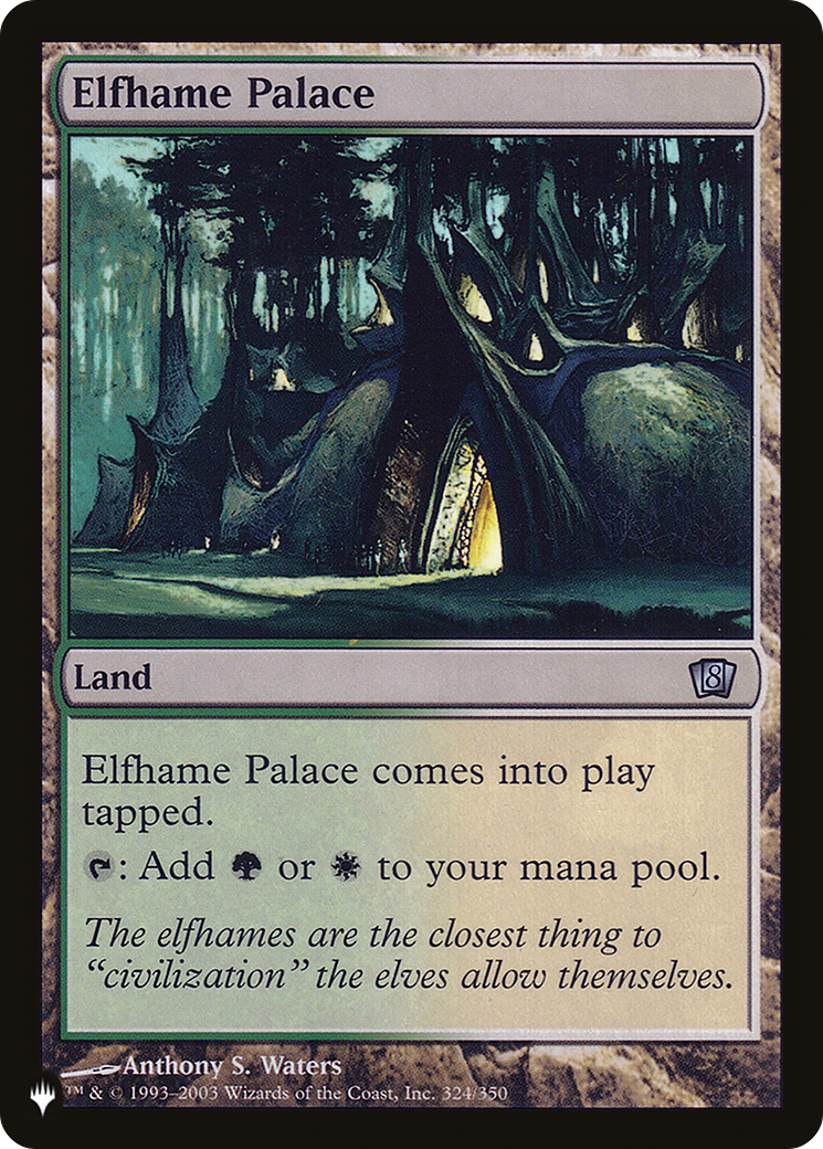 Elfhame Palace [The List] | Jomio and Rueliete's Cards and Comics