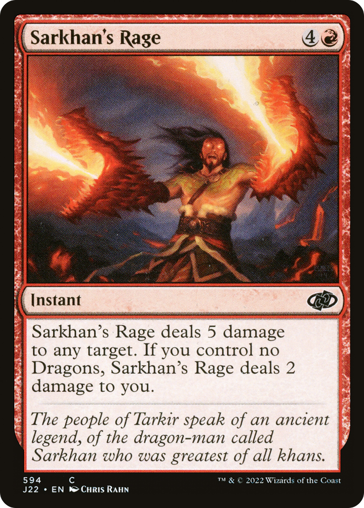 Sarkhan's Rage [Jumpstart 2022] | Jomio and Rueliete's Cards and Comics