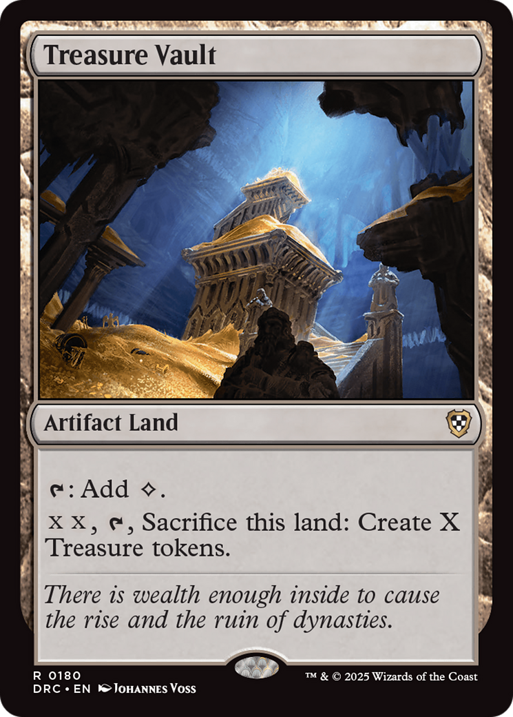 Treasure Vault [Aetherdrift Commander] | Jomio and Rueliete's Cards and Comics
