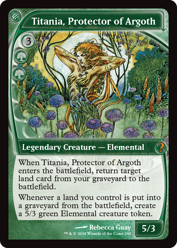 Titania, Protector of Argoth (Future Sight) [Mystery Booster 2] | Jomio and Rueliete's Cards and Comics