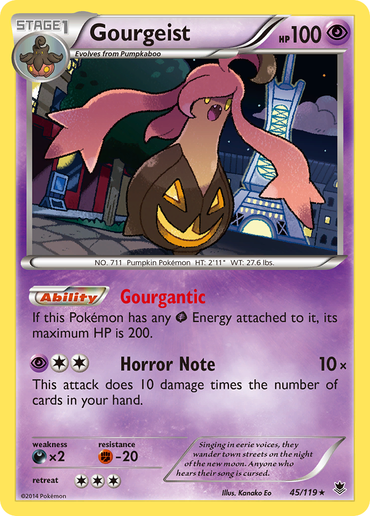 Gourgeist (45/119) [XY: Phantom Forces] | Jomio and Rueliete's Cards and Comics