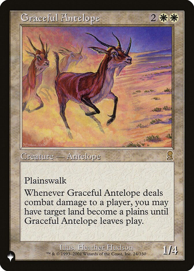 Graceful Antelope [The List] | Jomio and Rueliete's Cards and Comics