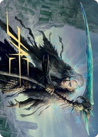 Egon, God of Death Art Card (Gold-Stamped Signature) [Kaldheim Art Series] | Jomio and Rueliete's Cards and Comics
