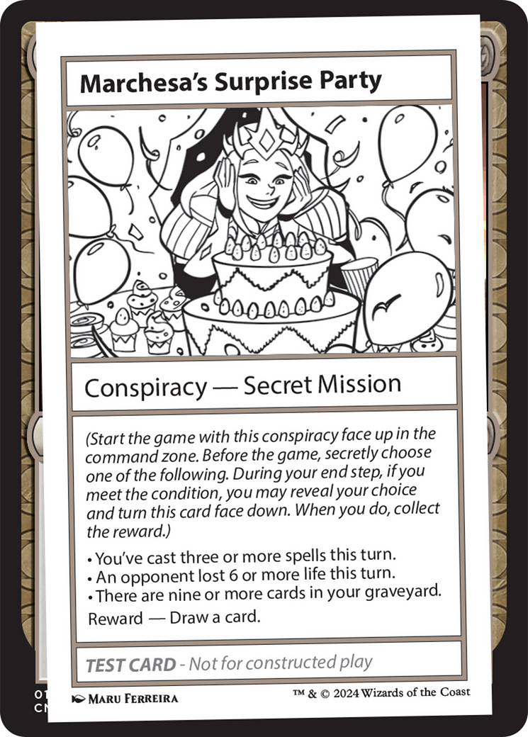 Marchesa's Surprise Party [Mystery Booster 2 Playtest Cards] | Jomio and Rueliete's Cards and Comics