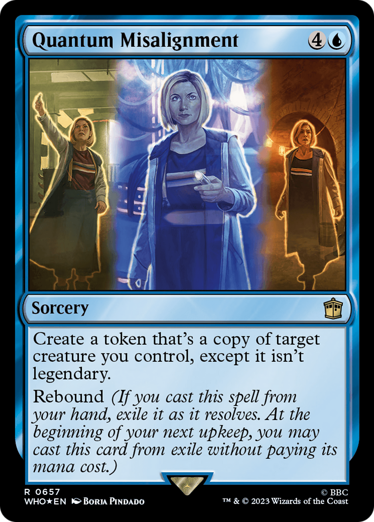 Quantum Misalignment (Surge Foil) [Doctor Who] | Jomio and Rueliete's Cards and Comics