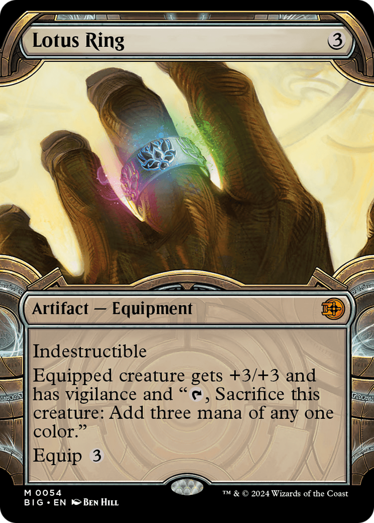 Lotus Ring (Showcase) [Outlaws of Thunder Junction: The Big Score] | Jomio and Rueliete's Cards and Comics