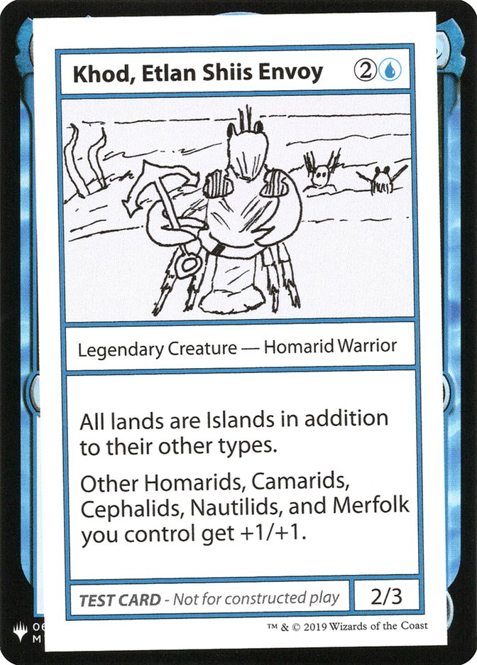 Khod, Etlan Shiis Envoy [Mystery Booster Playtest Cards] | Jomio and Rueliete's Cards and Comics