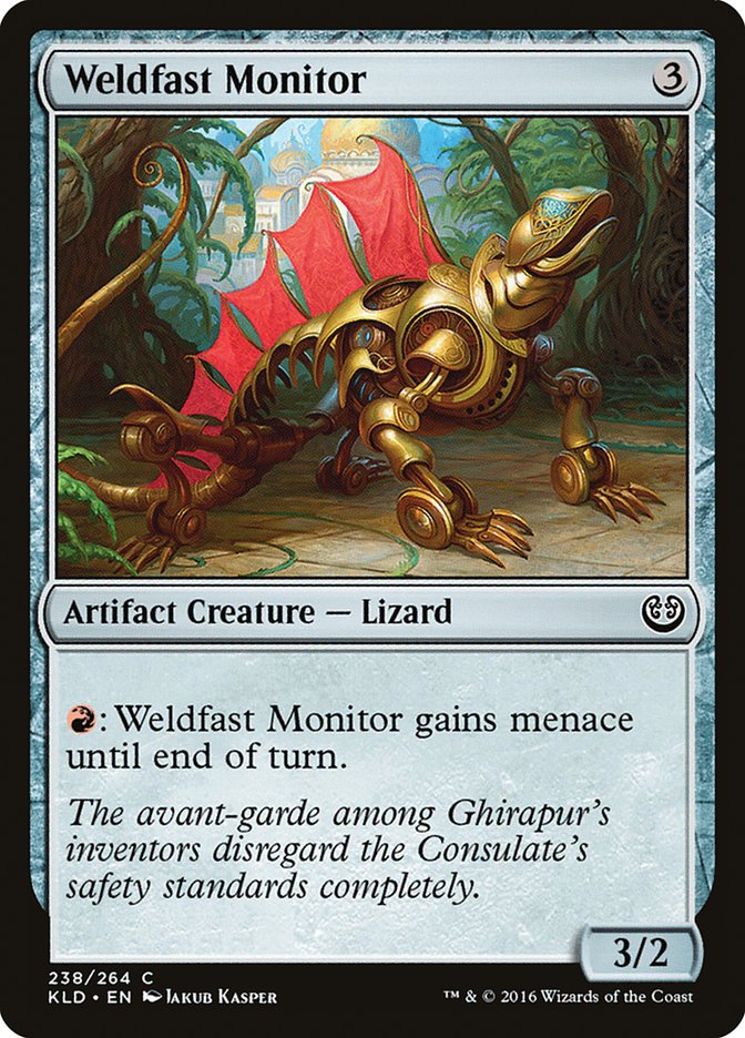Weldfast Monitor [Kaladesh] | Jomio and Rueliete's Cards and Comics