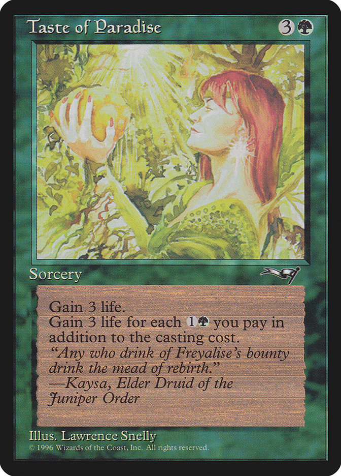 Taste of Paradise (Holding Fruit) [Alliances] | Jomio and Rueliete's Cards and Comics