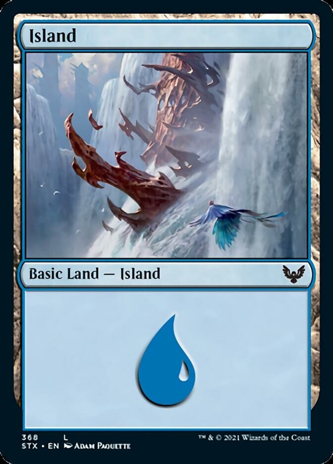 Island (368) [Strixhaven: School of Mages] | Jomio and Rueliete's Cards and Comics