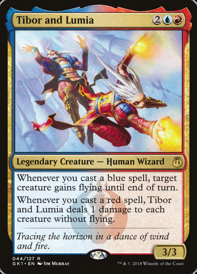 Tibor and Lumia [Guilds of Ravnica Guild Kit] | Jomio and Rueliete's Cards and Comics