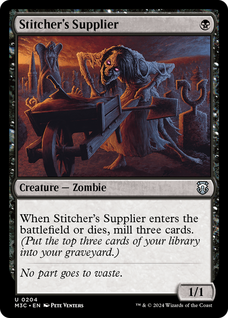 Stitcher's Supplier (Ripple Foil) [Modern Horizons 3 Commander] | Jomio and Rueliete's Cards and Comics