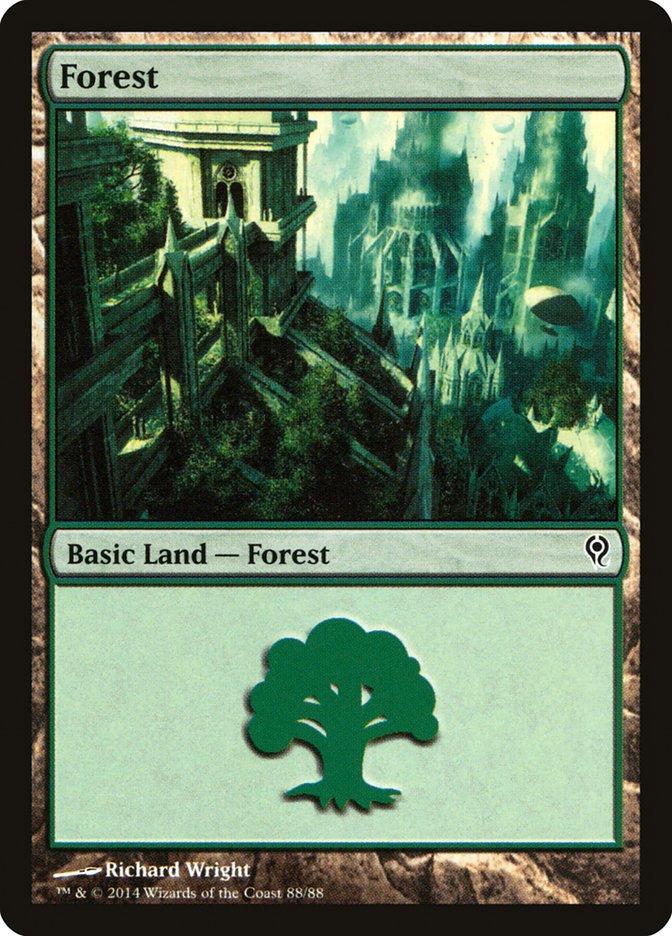 Forest (88) [Duel Decks: Jace vs. Vraska] | Jomio and Rueliete's Cards and Comics