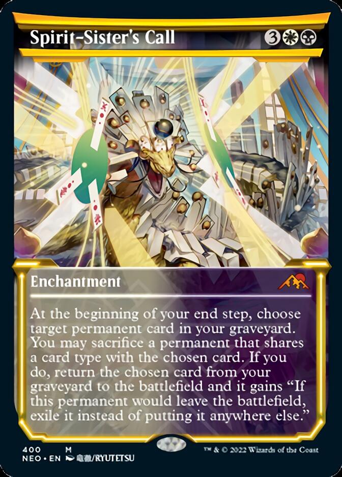 Spirit-Sister's Call (Showcase Soft Glow) [Kamigawa: Neon Dynasty] | Jomio and Rueliete's Cards and Comics