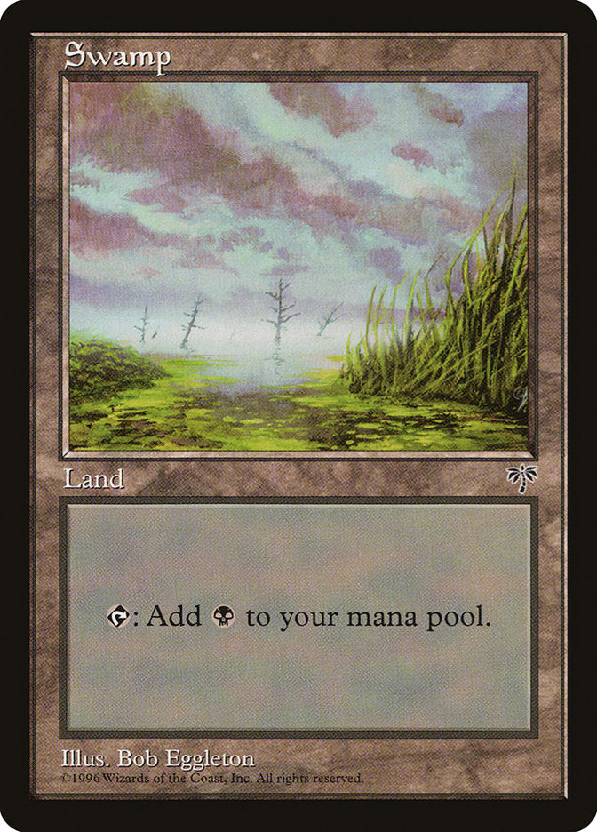 Swamp (No Sun or Moon / No Eyes) [Mirage] | Jomio and Rueliete's Cards and Comics