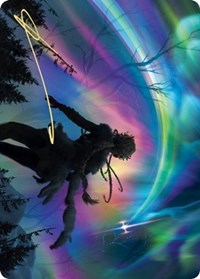 The Prismatic Bridge Art Card (Gold-Stamped Signature) [Kaldheim Art Series] | Jomio and Rueliete's Cards and Comics