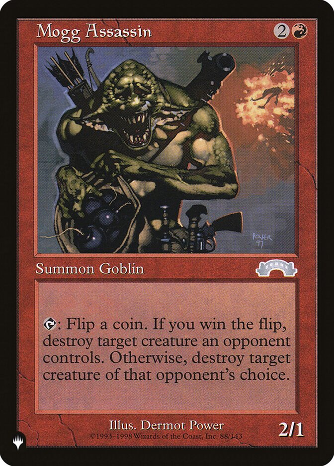 Mogg Assassin [Secret Lair: Heads I Win, Tails You Lose] | Jomio and Rueliete's Cards and Comics