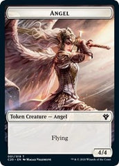 Angel // Elemental (010) Double-Sided Token [Commander 2020 Tokens] | Jomio and Rueliete's Cards and Comics
