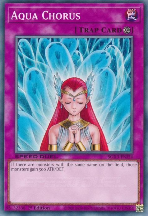 Aqua Chorus [SGX3-ENI34] Common | Jomio and Rueliete's Cards and Comics