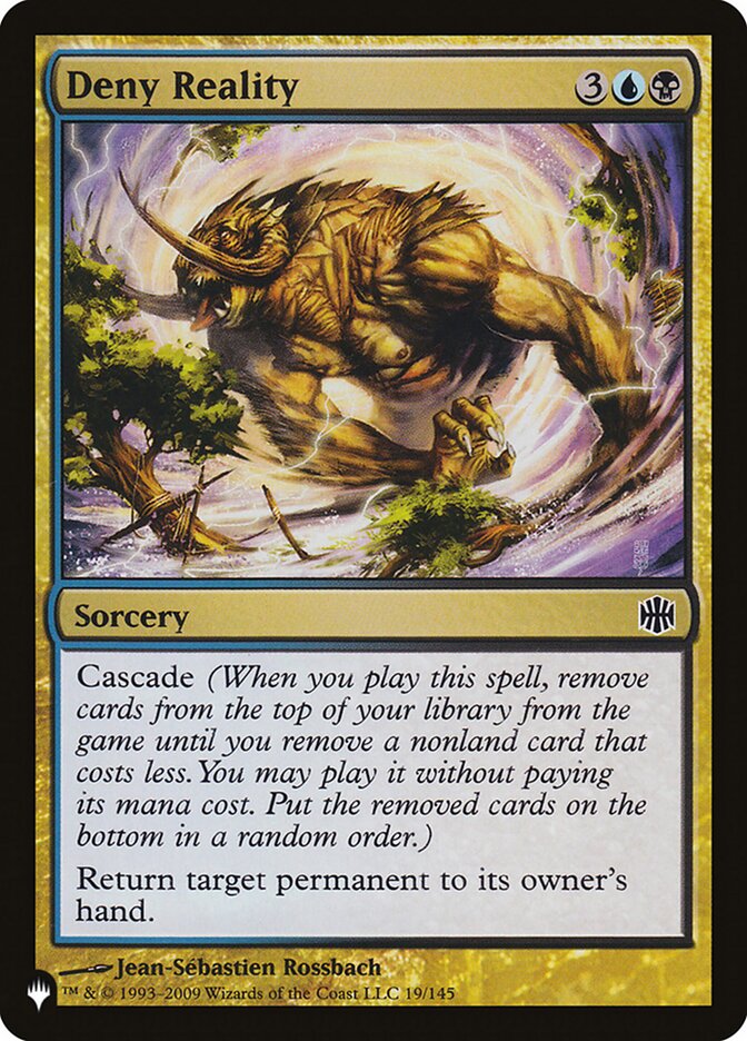 Deny Reality [The List] | Jomio and Rueliete's Cards and Comics