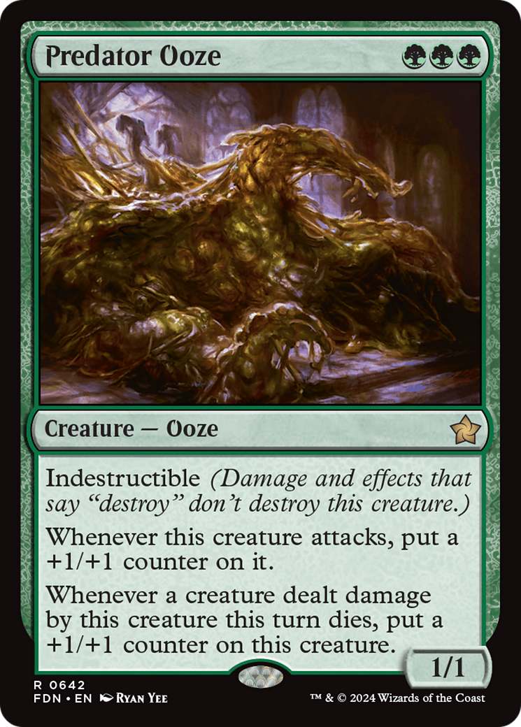 Predator Ooze [Foundations] | Jomio and Rueliete's Cards and Comics