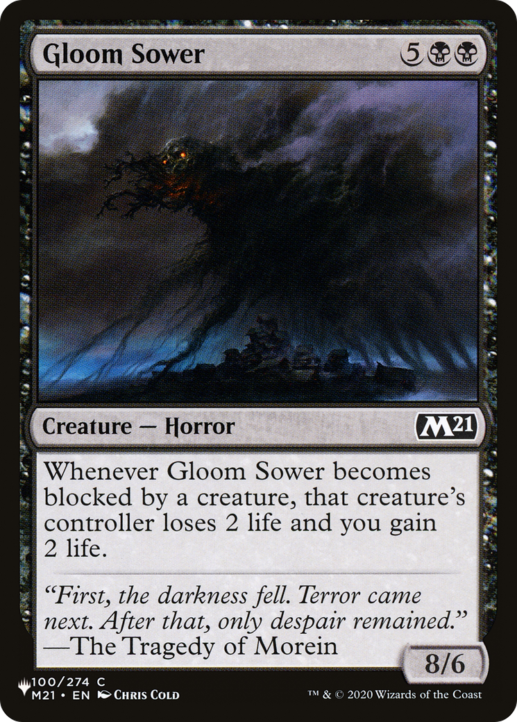 Gloom Sower [The List] | Jomio and Rueliete's Cards and Comics