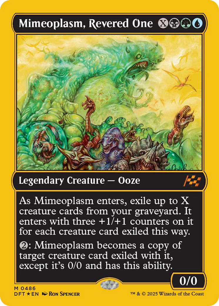 Mimeoplasm, Revered One (First-Place Foil) [Aetherdrift] | Jomio and Rueliete's Cards and Comics