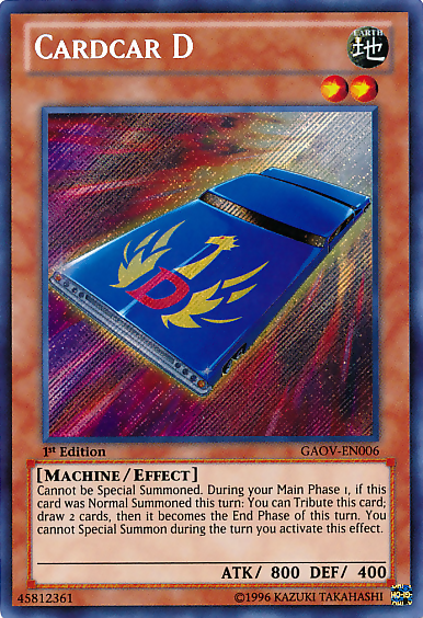 Cardcar D [GAOV-EN006] Secret Rare | Jomio and Rueliete's Cards and Comics