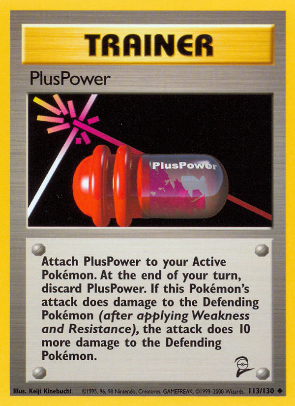 PlusPower (113/130) [Base Set 2] | Jomio and Rueliete's Cards and Comics