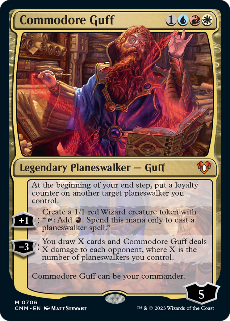 Commodore Guff [Commander Masters] | Jomio and Rueliete's Cards and Comics