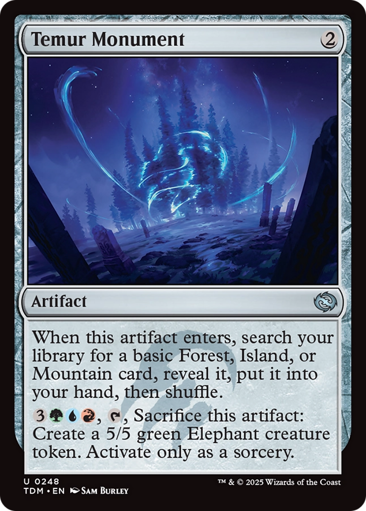 Temur Monument [Tarkir: Dragonstorm] | Jomio and Rueliete's Cards and Comics
