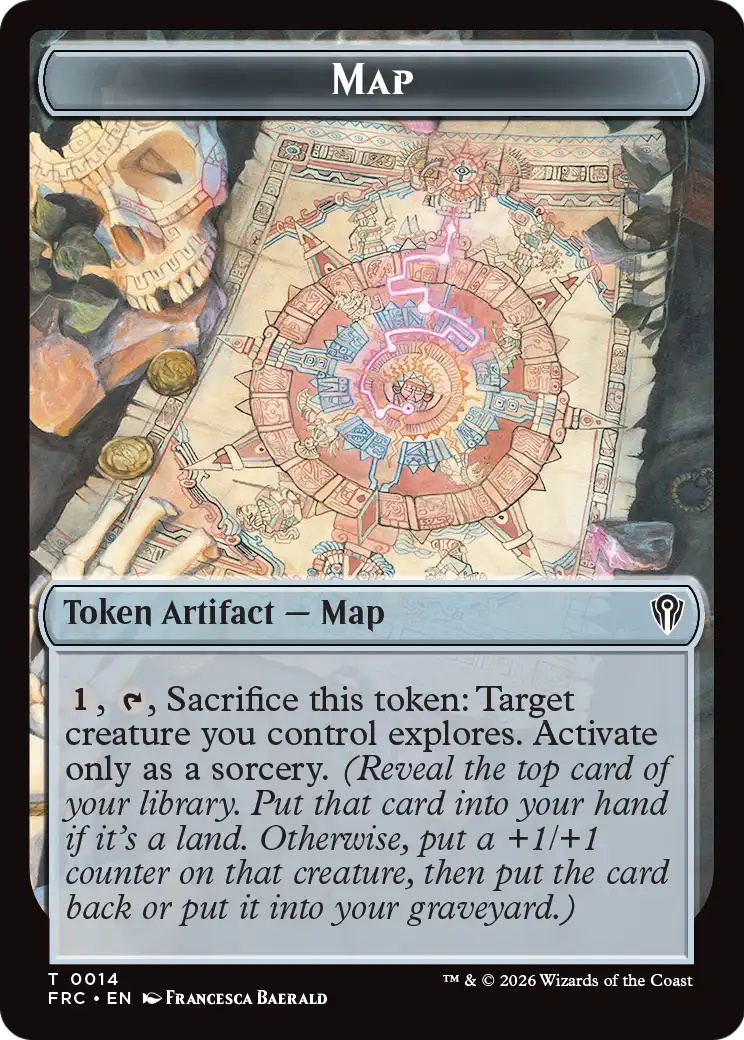 Gingerbrute // Map Double-Sided Token [Reality Fracture Commander Tokens] | Jomio and Rueliete's Cards and Comics